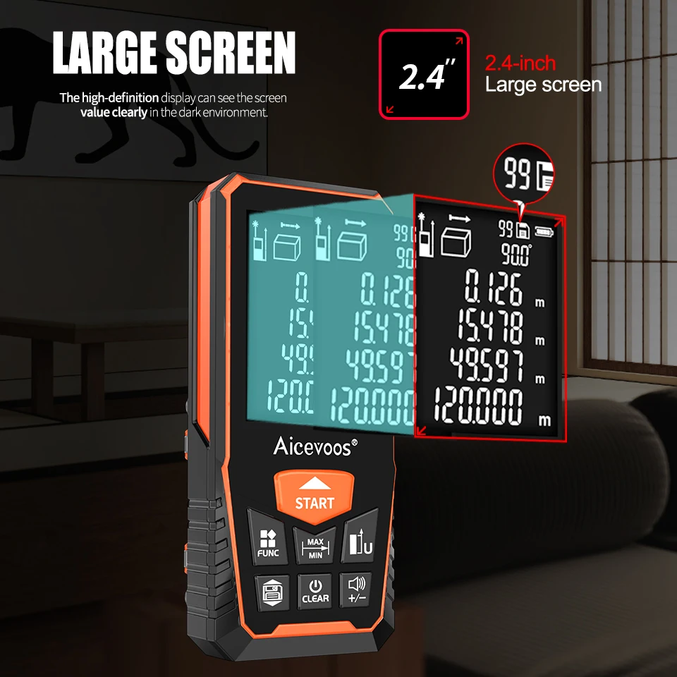 Laser Rangefinder Aicevoos 50M 70M 100M 120M