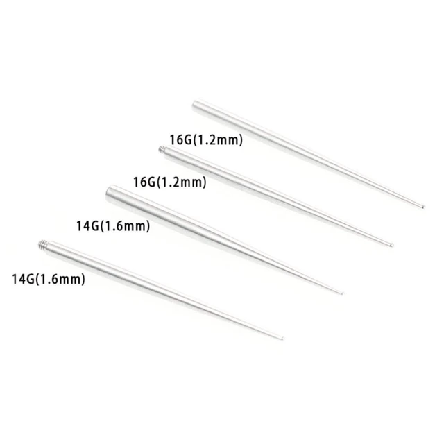 Stainless Steel Guide Rod (3cm Length) Piercing Stretching Tool for Internally Threaded or Externally Threaded Jewelry 3