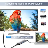 USB 3.0 Type C to HDMI-compatible PD Charge Docking Station USB C Hub 3.0 Adapter for Macbook Air iPad Laptop PC Type-C Splitter 2