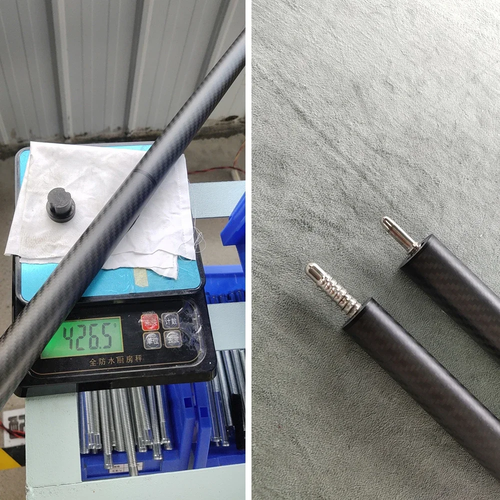 Break-Jump Billiard Pool Cue Butt 2pcs 3K Carbon Fiber