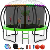 Outdoor Recreational Trampoline, Backyard Pumpkin Trampoline for Kids & Adults 1