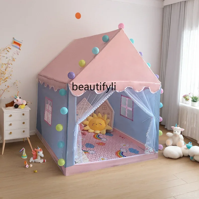 Small tent indoor, sleepable girl baby toy house household separate bed artifact birthday gift