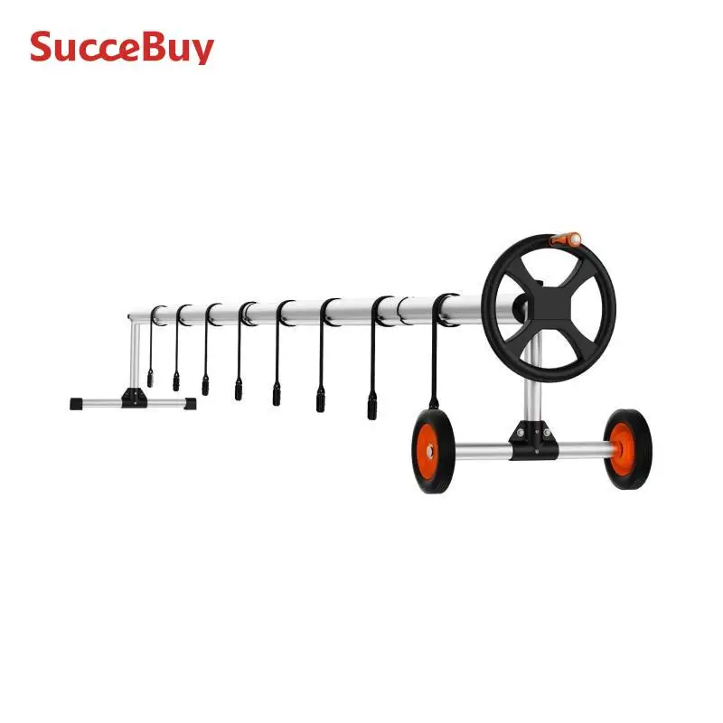 Durable Aluminum Swimming Pool Cover Reel Set