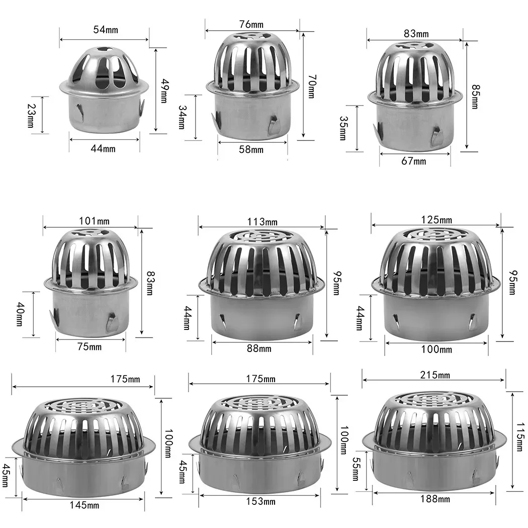 Strainer Garden Landscaping Floor Drain Gutter Guard Roof Guttering Cover Leaf Protection Netting Gutter Guard Mesh gutter covers