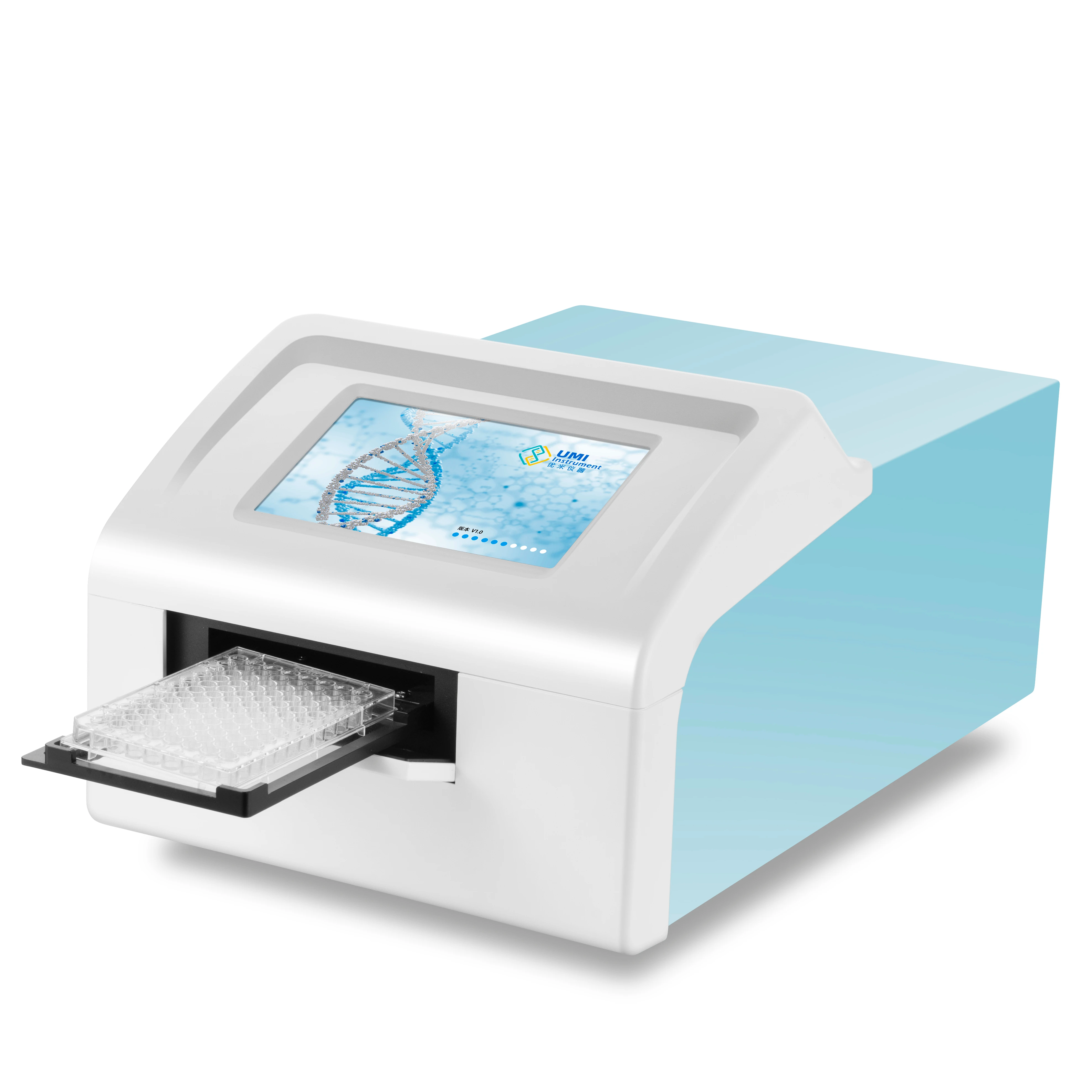 HighEfficientElisaAutomaticMicroplateUVVisReaderSpectrophotometerIncubatorDNARNAand