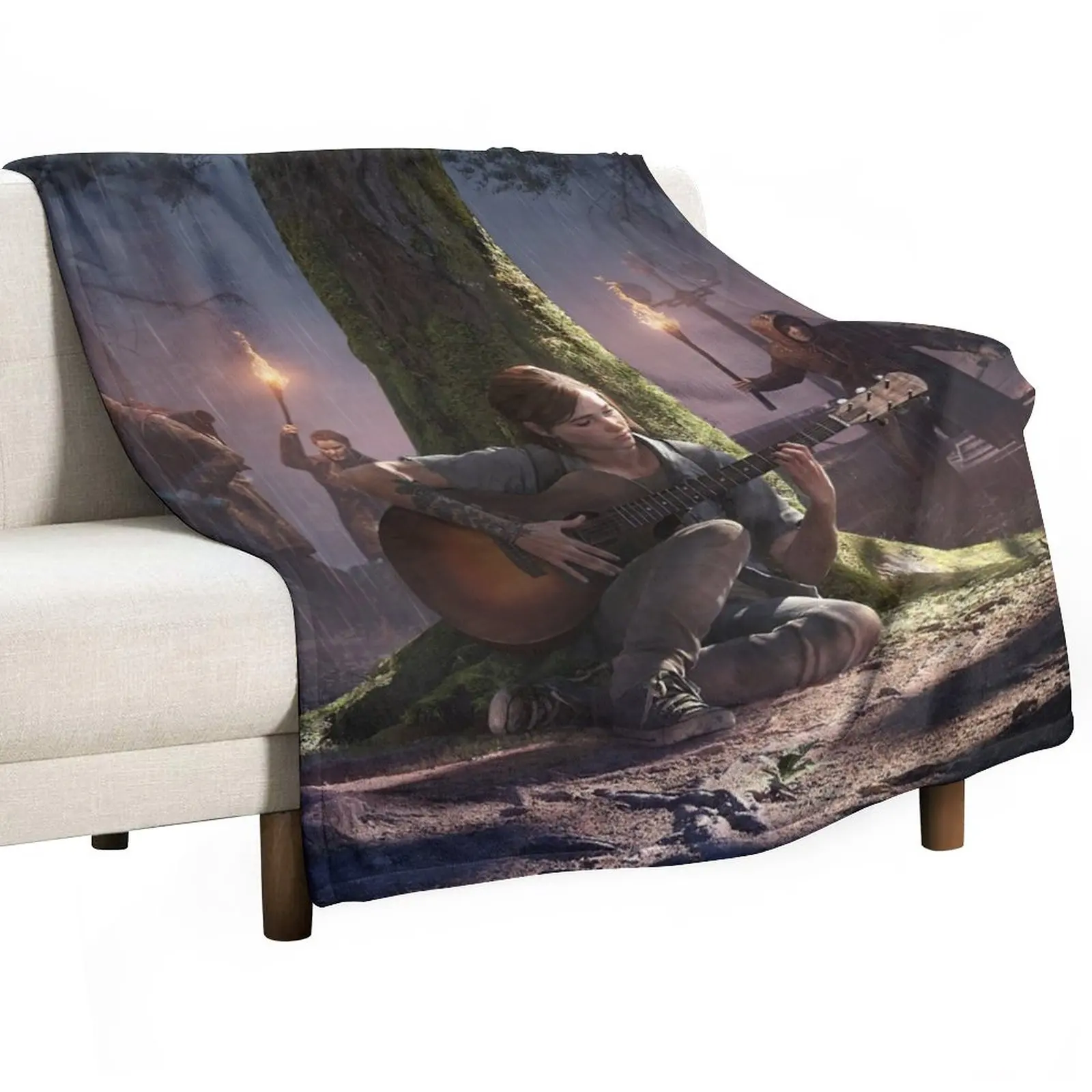 

The Last Of Us Part 2 Throw Blanket sofa bed Decorative Blankets