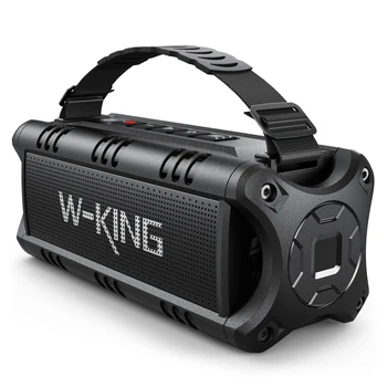 W-KING Bluetooth Speaker, 30W Portable Wireless Loud Speakers, IPX6 Waterproof Outdoor Speaker, 24H Playtime, EQ, AUX, TF Card 1
