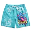 New American Trend Creative Animation Summer Sports and Leisure Brand Shorts Loose Breathable Quick-drying Mesh Basketball Pants 6