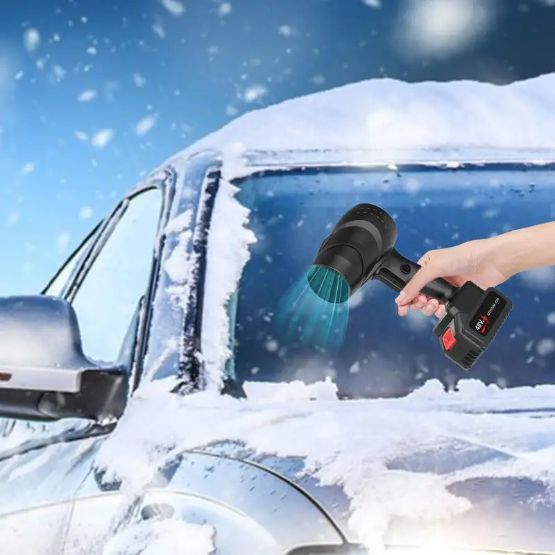 Cordless Leaf Blower Snow Blower for Patio Cleaning Cordless Leaf Blower with Battery Lightweight Leaf Blower for Lawn Care 2