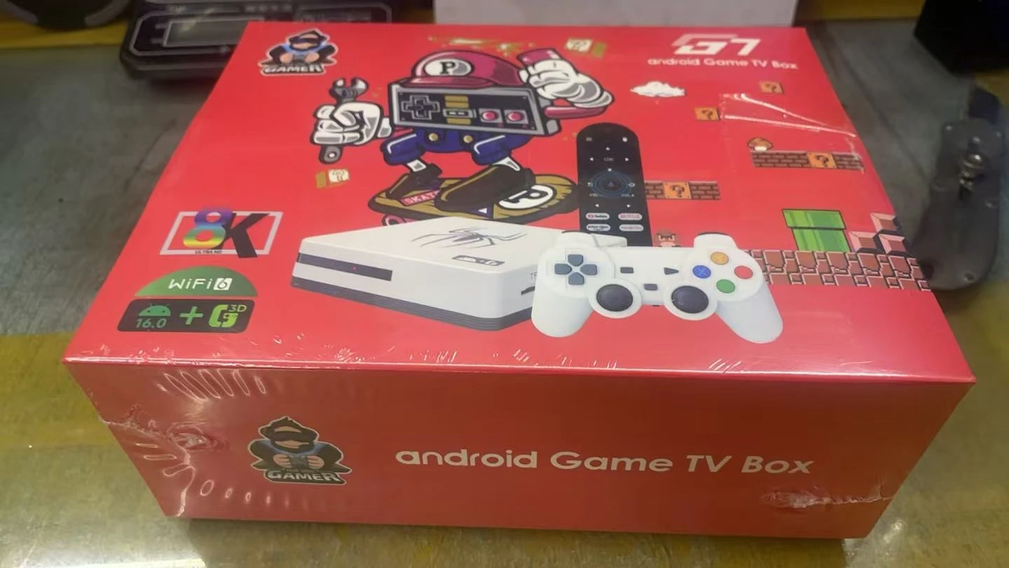 G7 10K 3D video game Consoles 64GB 2.4G Wireless controller android 14 Retro classic game console 25000+ games
