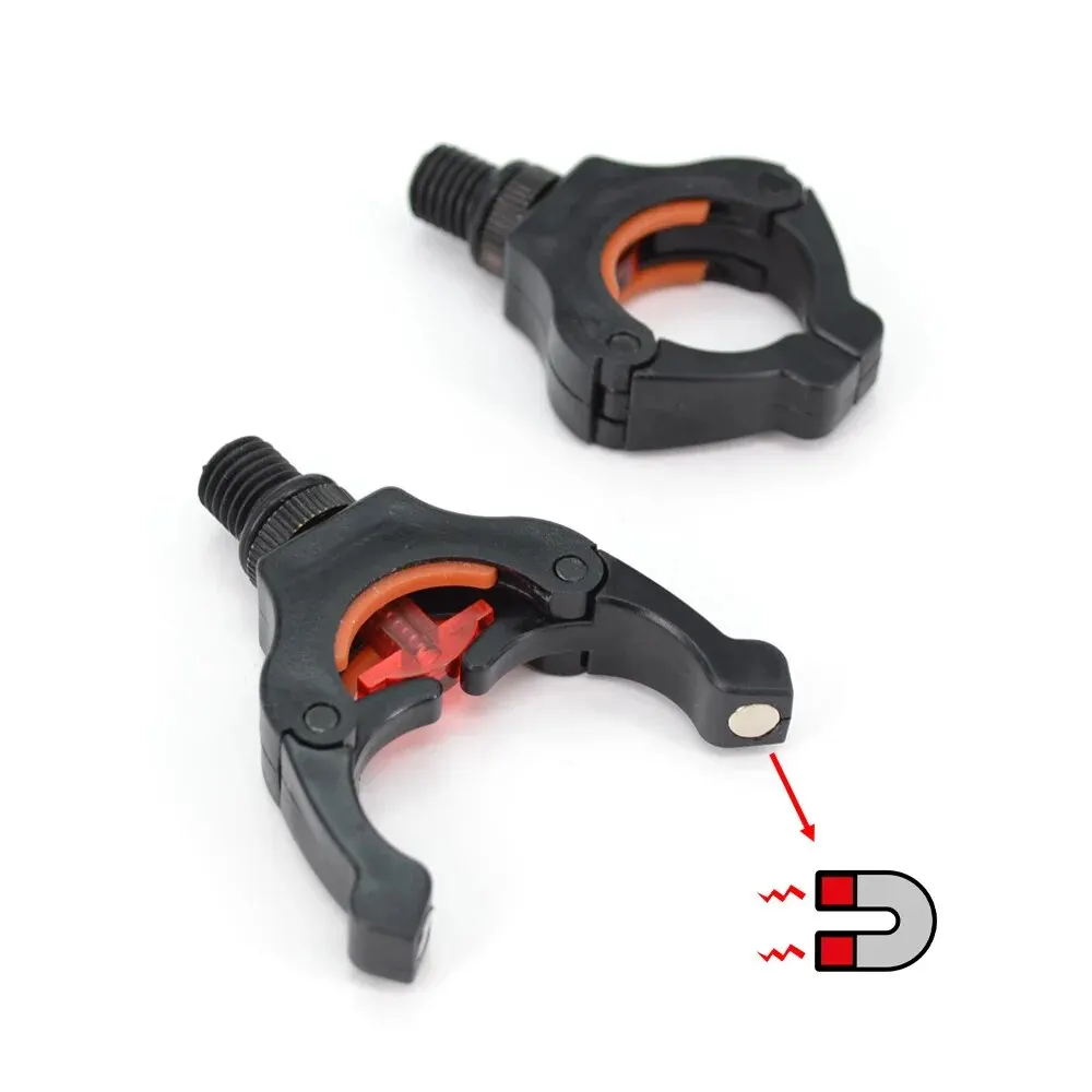 Carp Fishing Rod Rest Head Gripper for Rod Pod Holder with Magic Magnet Clips Keep Fishing