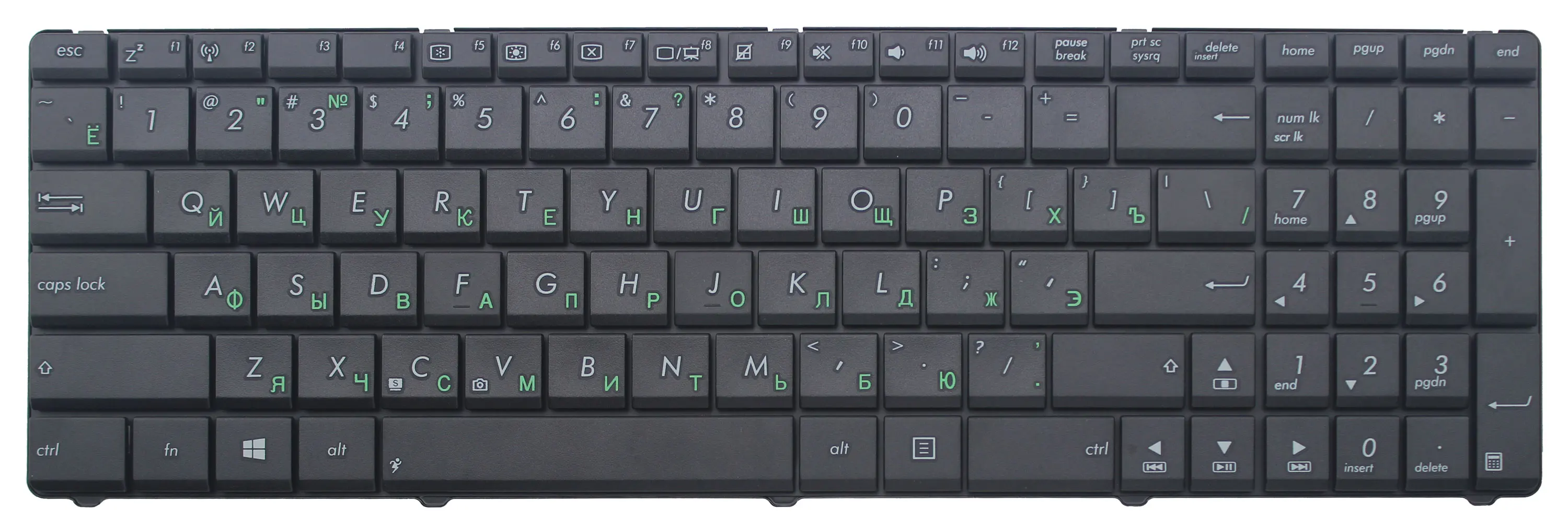 Новая Черная русская клавиатура LARHON для ASUS UL50 UL50Vg UL50VS UL50VT UL50VX UX50 UX50V VX VX7 VX7SX W90 W90V