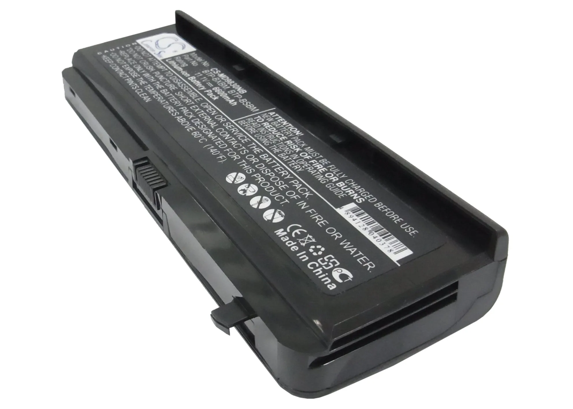

CS 6600mAh battery for Medion MD96290,MD98300,WAM2030,WAM2040,WAM2070,WIM2160 40021138,40022655,BTP-BRBM,BTP-BSBM