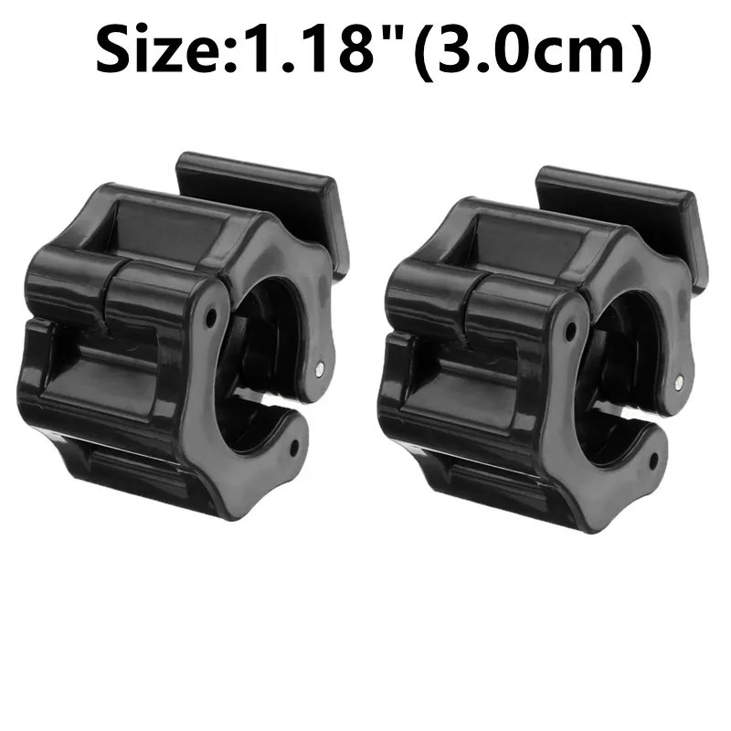 Locking 25mm Standard Barbell Collars for Weight Lifting and Fitness