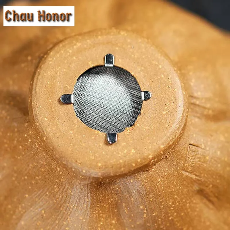 Creative Yixing Zisha Tea Leaking Tea Strainer Handmade Lotus Seed Lotus Leaf Mesh Tea Filter Kung Fu Tea Set Accessories Gifts