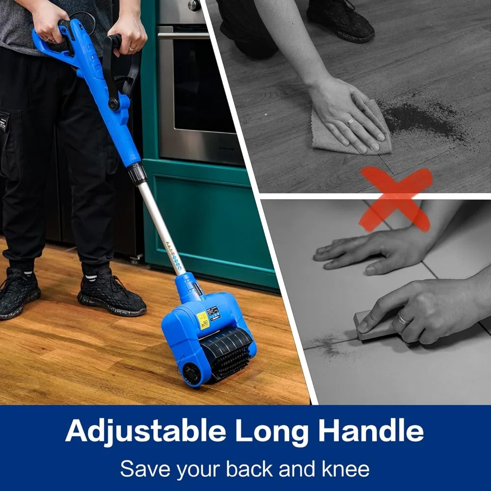 Tile Floors Electric Grout Cleaner Machine Tile cleaner Work for Whole House Paver Patio Flagstone Carpet 4