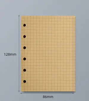 45 Sheets A5 A6 A7 Loose Leaf Notebook Refill Spiral Binder Inner Page Line Blank craft  Grid Inside Paper Stationery - Image 17