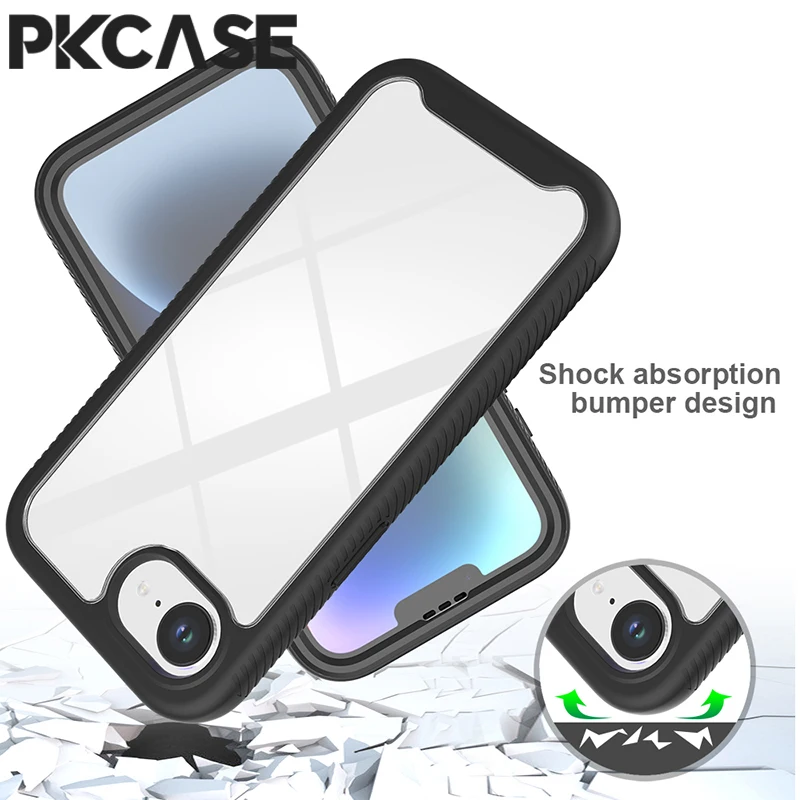 Ultimate 360° Protection Case - Full Coverage, Clear Design