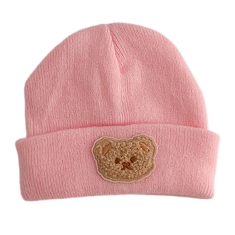 Children's Knitted Hat Soft and Warm Bonnet Headgear for Autumn and Winter Wear 066B