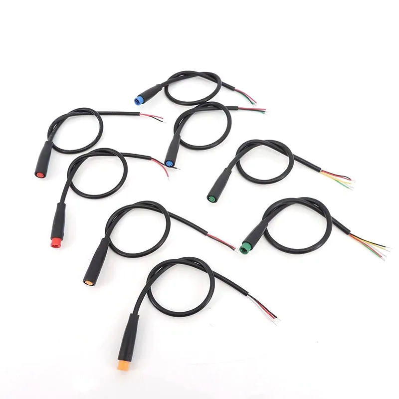 M6 2 3 4 5 6 Pin Julet Electric Butt Plug Connector Wiring Line Scooter Brake Cable Pluger Signal Sensor W28