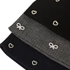 Geebro Women Multicolor Ribbed Pearl Star skullies Beanie Casual knitted Soft Design Solid Bow Heart Bonnets Ladies Slouchy Hat 6