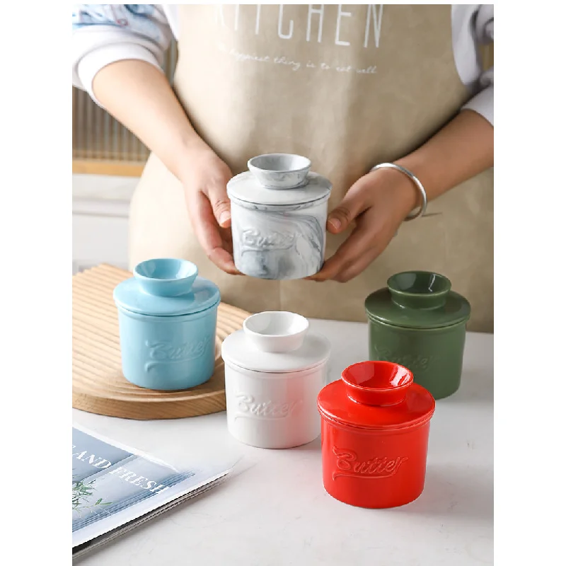 Ceramic French Butter Keeper Crock 150ml 2