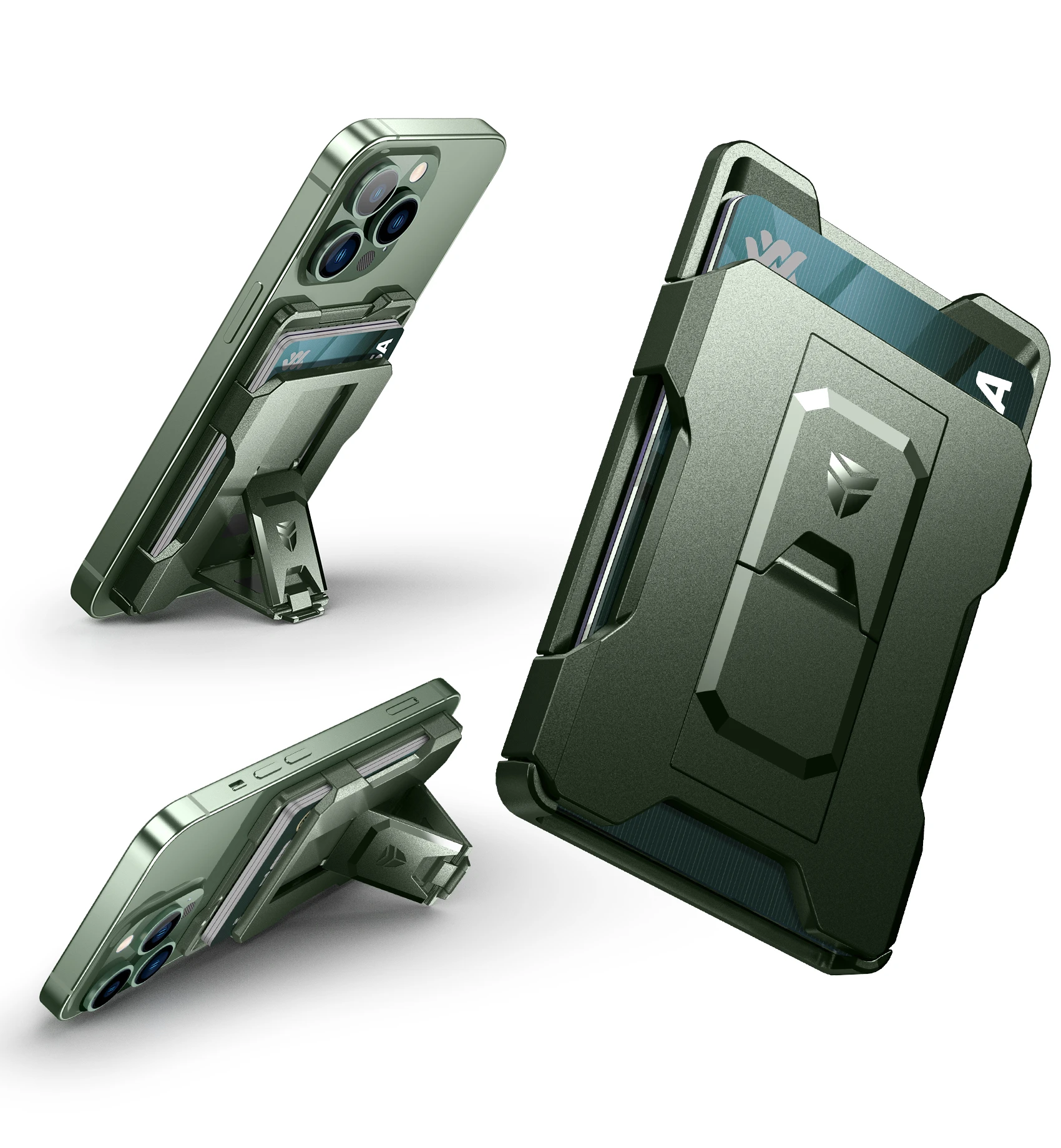 Adhesive Mobile Card Holder Universal Phone Card Holder Foldable