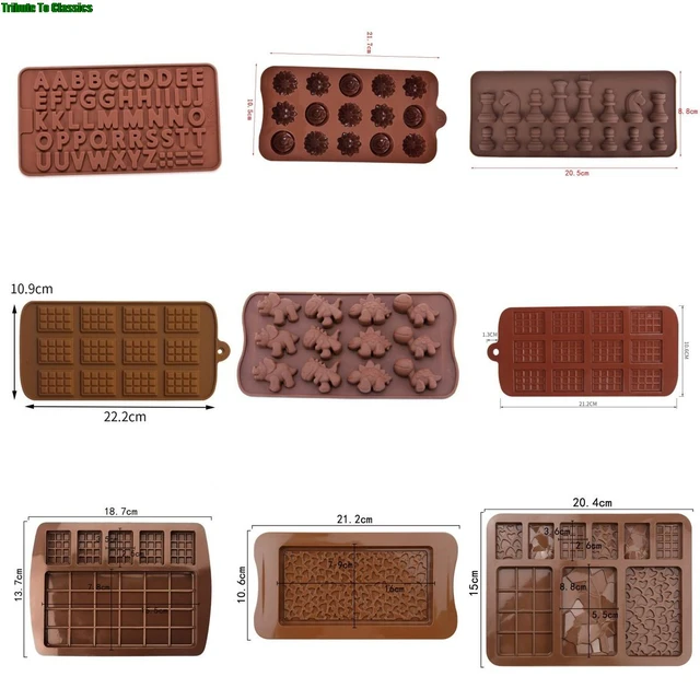 Chocolate Bar Silicone Candy Baking Molds Molds Wedding cake Decorations  Fondant Patisserie Candy Bar Mould Cake Mode New Bar - AliExpress