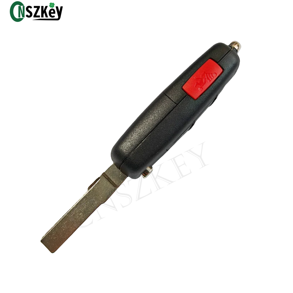 CNSZKey 2Pcs/LOT 5K0837202AE Flip Folding Remote Key Shell For VW Jetta CADDY EOS GTI Golf Passat Tiguan 3+1 Buttons NBG010180T