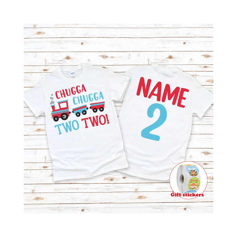 Maglietta Di Compleanno Del Treno 2Nd Birthday Shirt Choo Choo I Am Two Birthday Tshirt Toot Toot I Am Two Birthday Shirt Boys Birthday Shirt