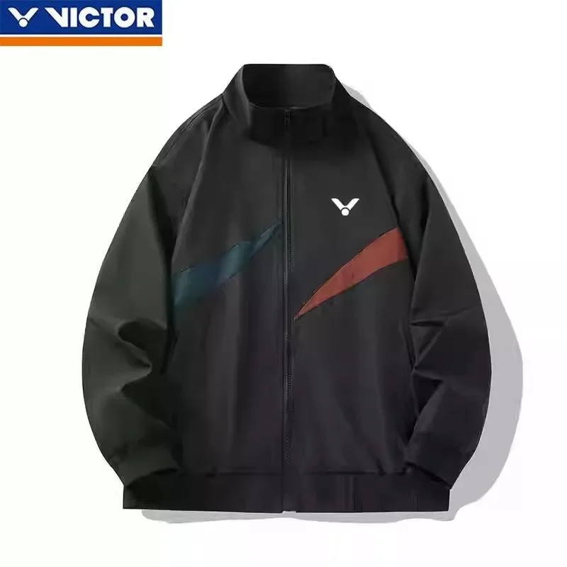 Victor New Men's and Women's Same Sports Top Outdoor Windproof Casual Loose and Versatile Comfortable Jacket