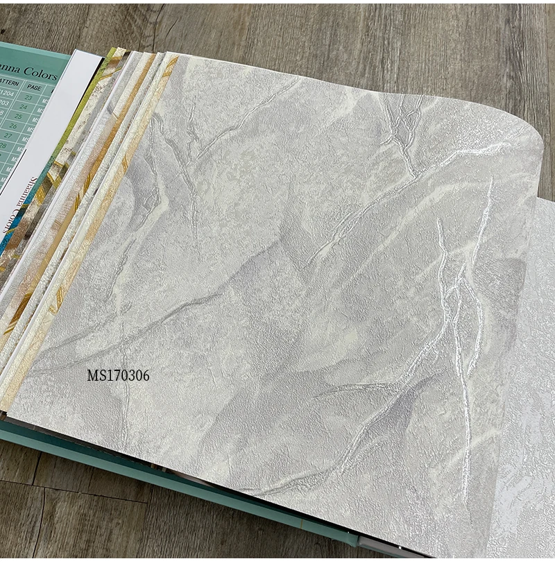 Papel de Parede de Textura de Mármore para Decoração Interior Papel de Parede de Luxo Moderno para Quarto