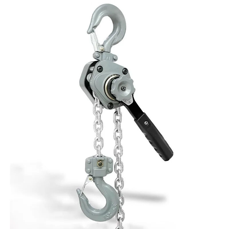 

0.25 Ton Hand Chain Hoist Aluminum Alloy Chainfall Manual Strong Loading Capacity Wire Tensioner Portable Mini Lifting Cranes