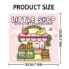 Picture Book Coloring Book - Cute Little Shops, Easy Coloring Doodles, 24 Pages of Fun and Creativity 2