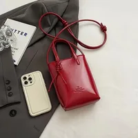 Sac bandoulière mini en cuir PU pour femme, nouvelle collection 2025, mode coréenne, sacs à main de luxe, sacs à main et pochettes rétro simples pour femme 1