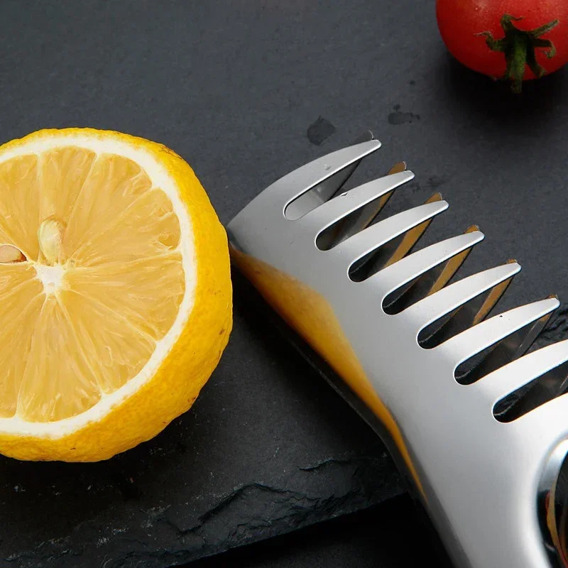 Spaghetti Tongs Pasta Clip Food Holder Stainless Steel Noodles Clip Food Comb Cooking Utensils Western Restaurant Kitchen Tool kitchen tools