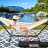 Double Hammock with 9ft Space-Saving Steel Stand includes Portable Carrying Case, 450 Pounds Capacity (Natural) hammock chair 1