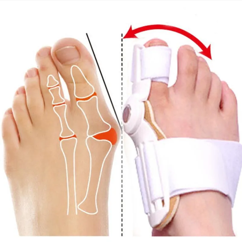 

1PC/2pcs Big Bone Toe Bunion Splint Straightener Corrector,Foot Pain Relief Hallux Valgus Feet Care Protector Foot Care Tools