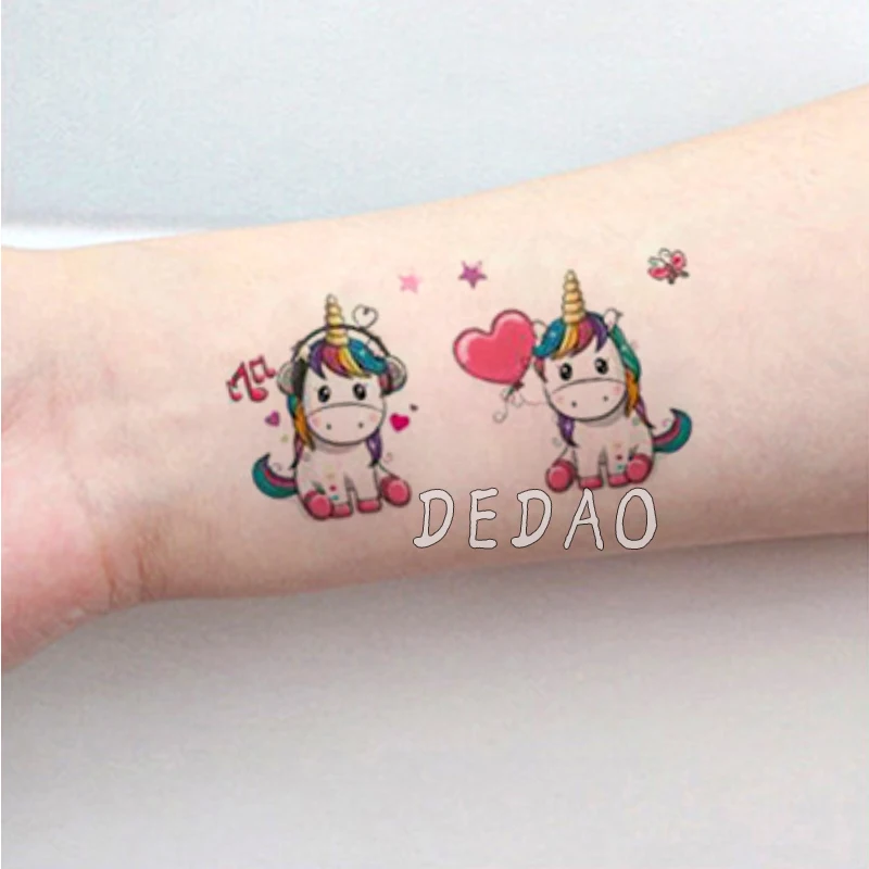 10pcs Kids Temporary Tattoos Colorful Butterfly Fake Tattoo Sticker Tatoo Waterproof Tatto Art Hand Foot Tattoo for Girl Women