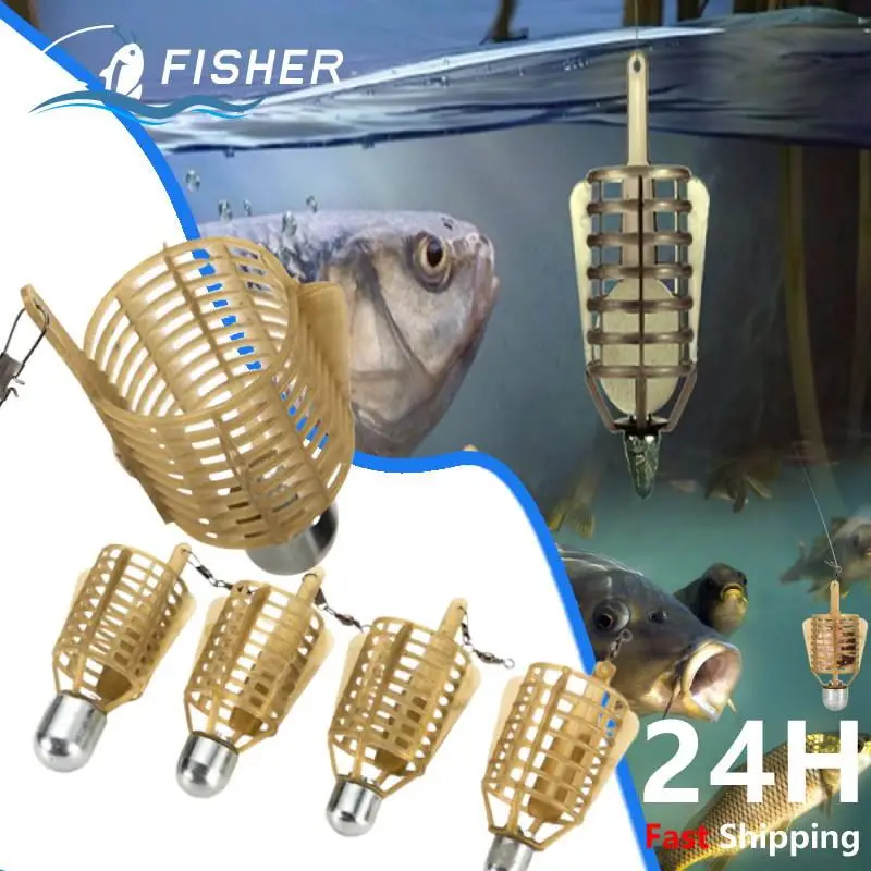 Carp Fishing Feeder Inline Method Leads Thrower Durable Helper Holder  Accessories Angler Gear - 50g 