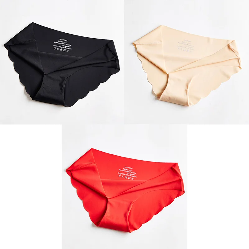3 Pcs Female Lingerie Sports Women Underwear Women's Panties Seamless