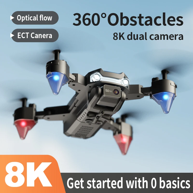Дрон Q2 Pro, 8K, двойная камера, фотоаппарат для аэрофотосъемки