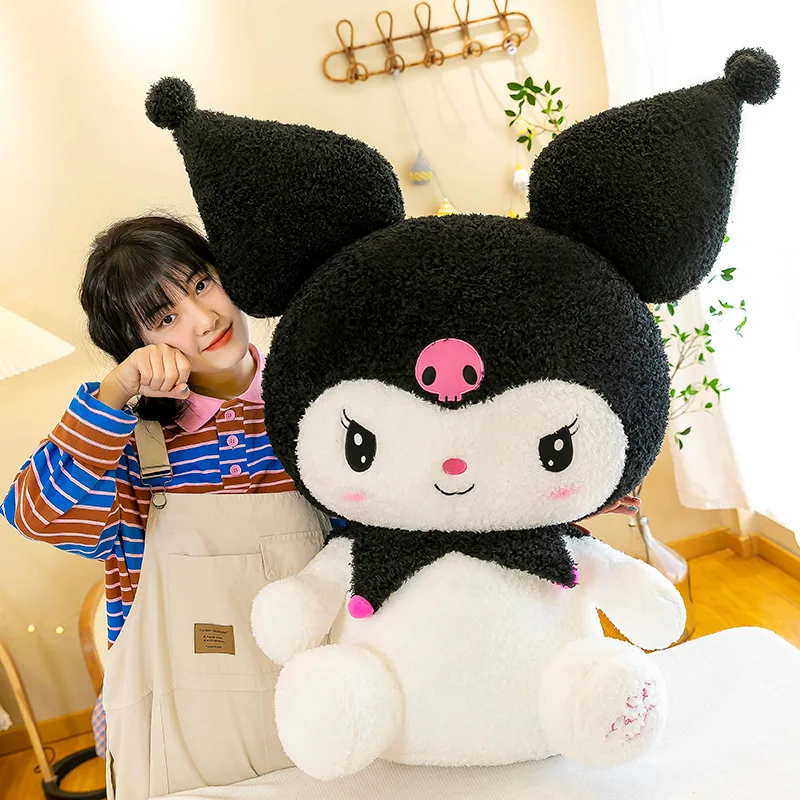 Peluches Kawaii SANRIO Kuromi Plush Toys Anime Giant Plushie Cute Room  Decor Cartoon Stuffed Animal Gigante Kids Toys for Girls - AliExpress