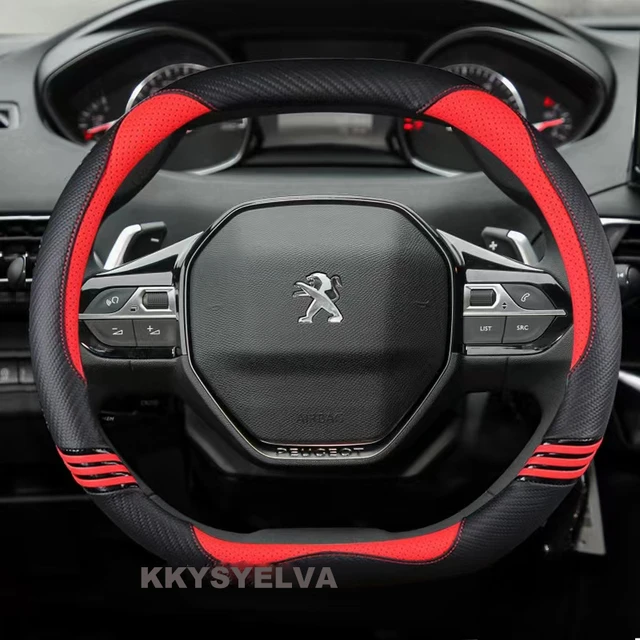 Pour Peugeot 3008 4008 5008 Rifter Partner Couverture De Volant De Voiture  En Fibre De Carbone + Pu Cuir Auto Accessoires Intérieur Coche Couvre  Volant Accessoire Voiture Accesoire - Directeur Couvre - AliExpress