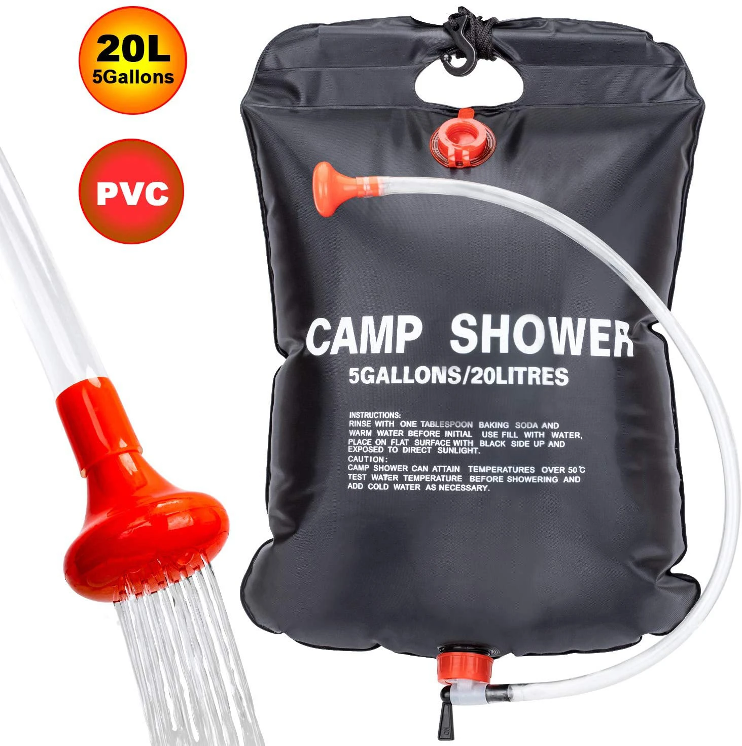 Portable Camping Shower Bag For Camp Shower 20l Solar Shower Shower Bag