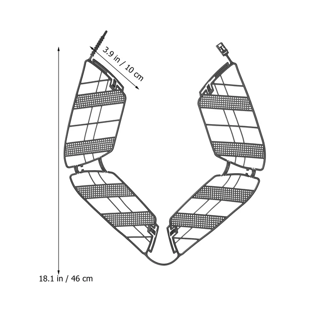 Rete Protettiva Per Ruota Bici - Schermo Anti-Gonna E Piedi, Facile Montaggio