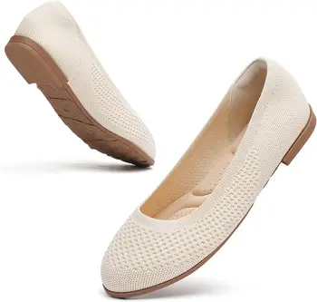 Women Flats Comfortable Round Casual Office Dress Flats for Work 1