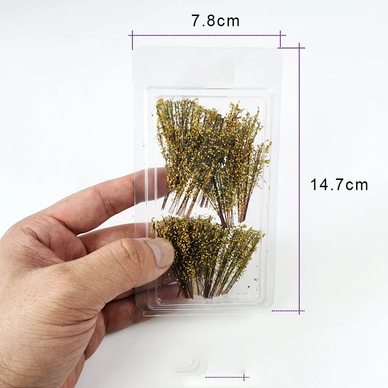 Military Miniature Diorama Model Scene Making Sand Table Building DIY Material Shrub Grass Vegetation Scale Models 6