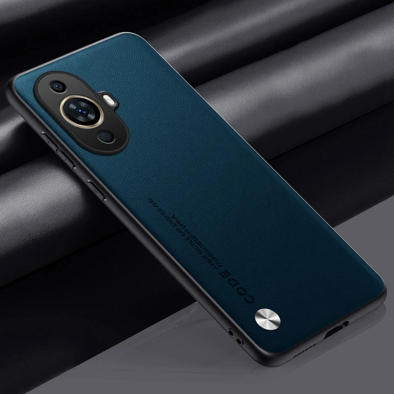 Luxury PU Leather Phone Case with Silicone Protection - Premium Coque Cover