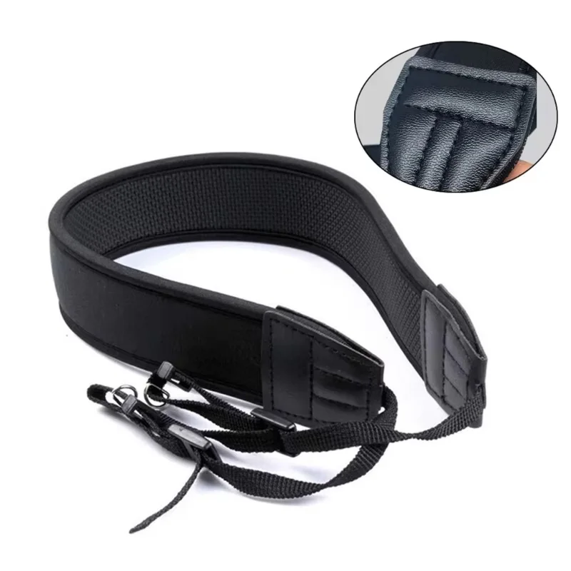 Adjustable Black Anti Slip Camera Shoulder Strap Belt